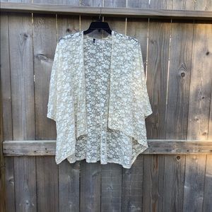 Beautiful lace cover top.